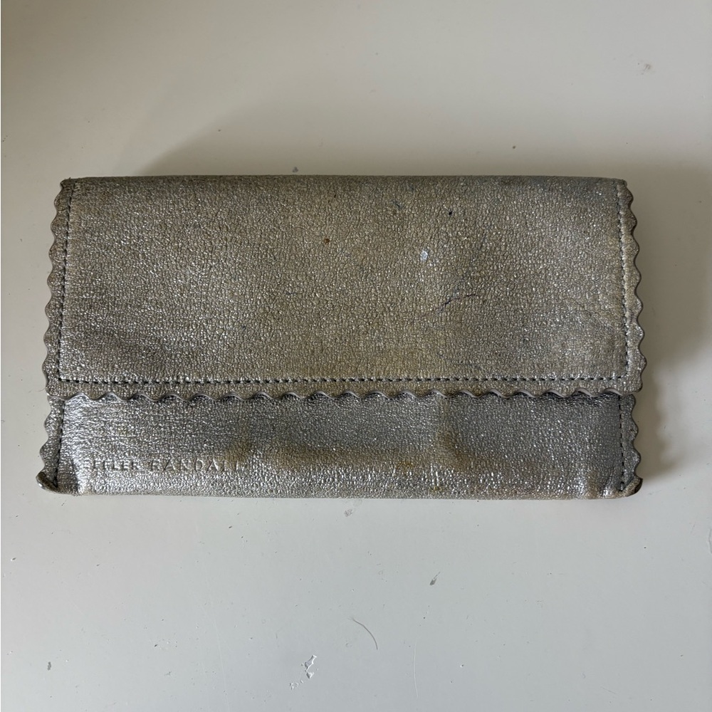 Loeffler Randall Silver Clutch wallet